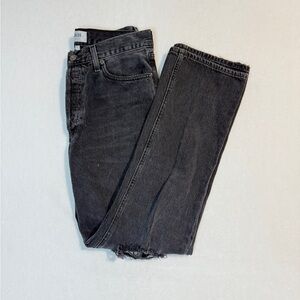 Agolde Black Size 28 Straight Leg Jeans